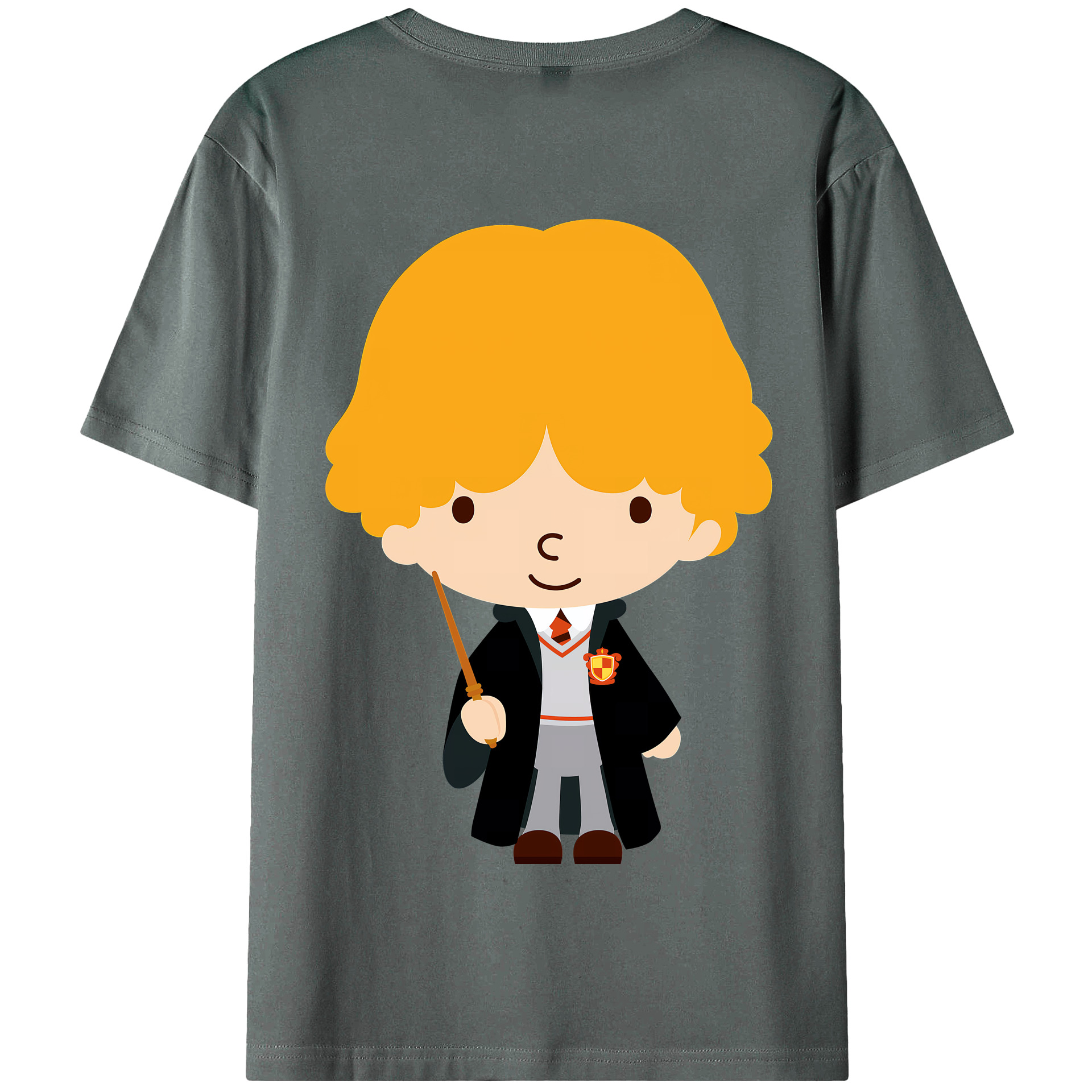 （画像用） Harry Potter ハリー・ポッターシリーズ 綿100％半袖Tシャツ（背面プリント）